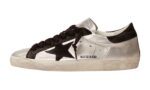 Super-Star in silver leather